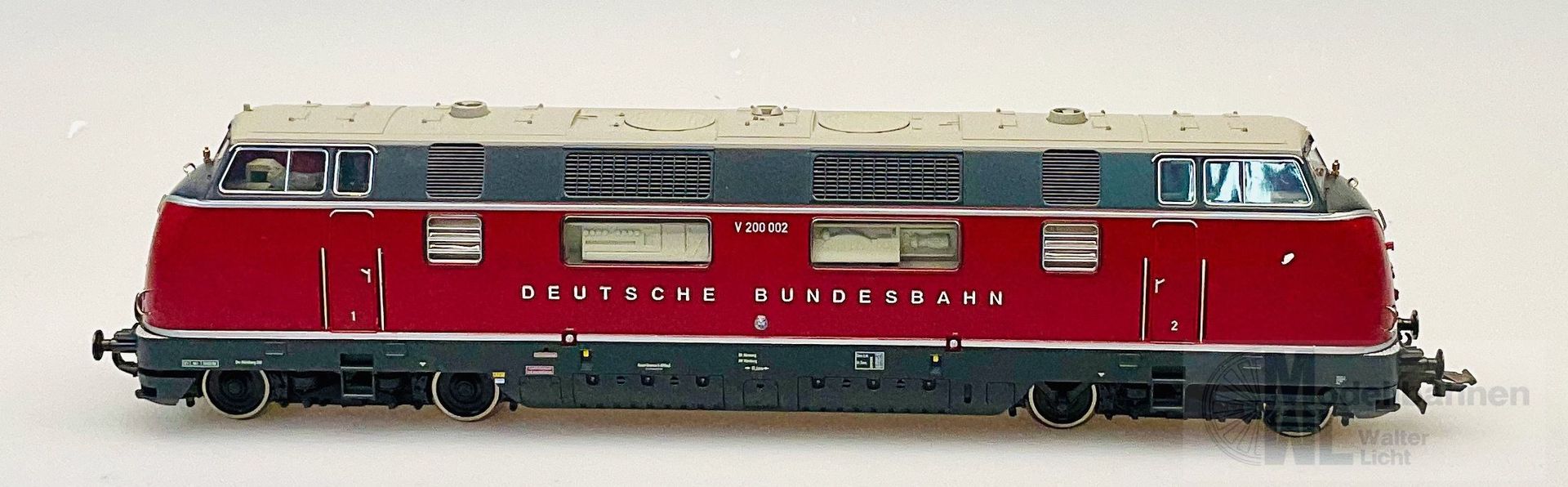 Roco 63931 - Roco - Diesellok V200 002 DB Ep.III weinrot Museumslok H0/GL Sound